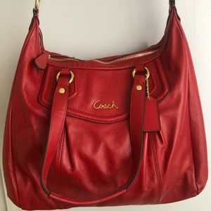 Coach leather bag
